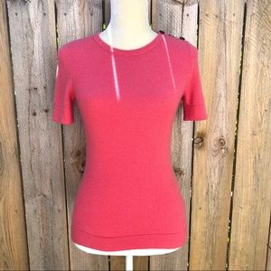 Saks Fifth Avenue | Short Sleeve Cashmere Sweater